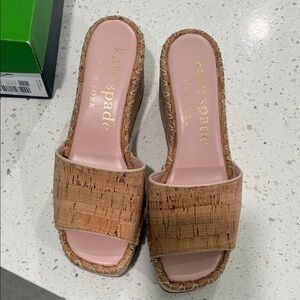 Kate Spade Cork Slide Sandals